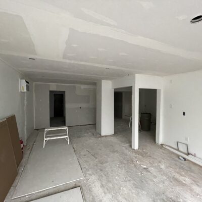 Residential renovation halfway