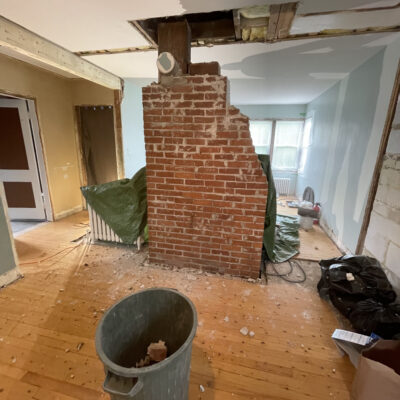 Kitchen renovation demolition process